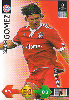 Mario Gomez Bayern Munchen 2009/10 Panini Super Strikes CL #123